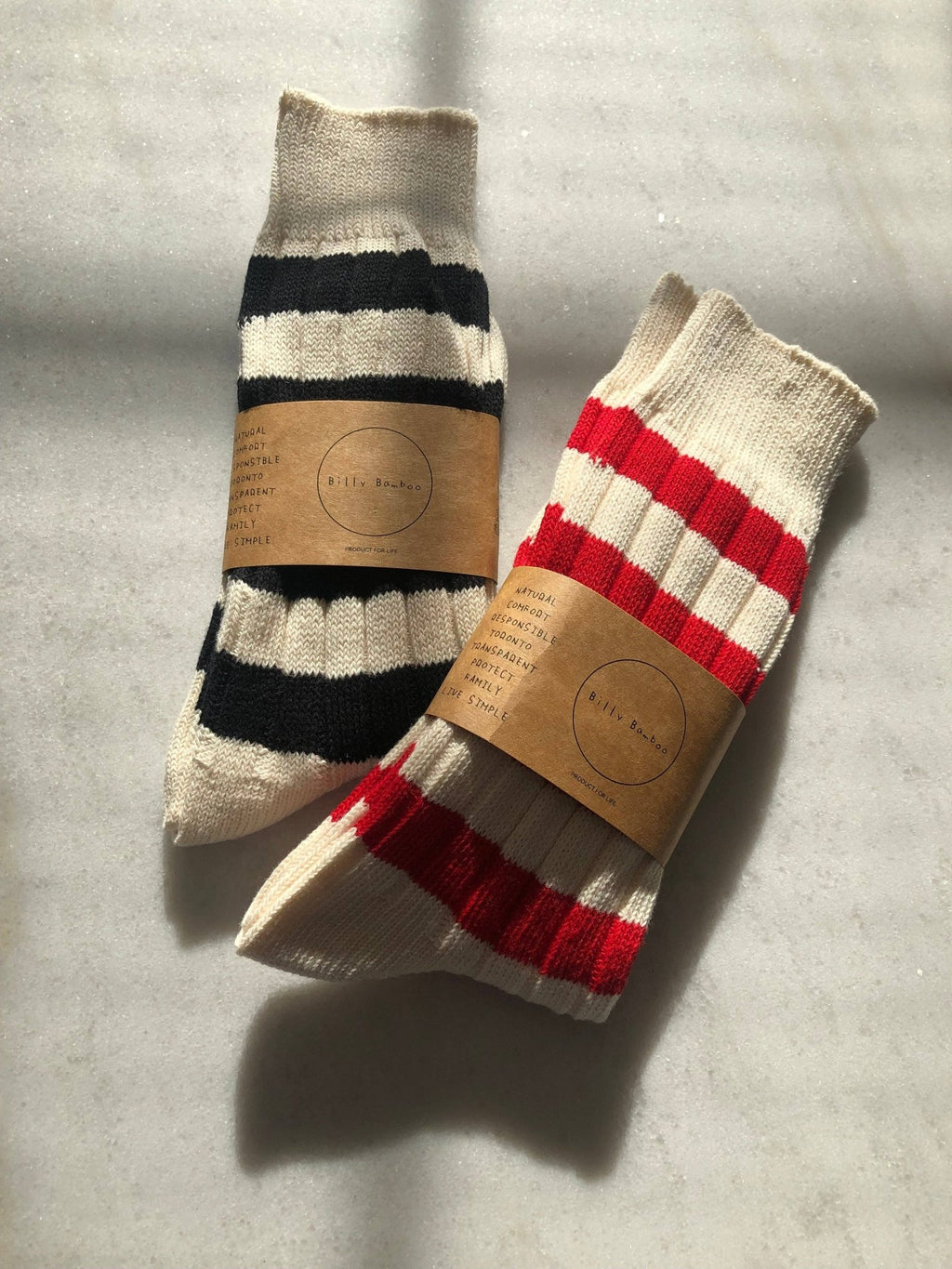 Billy Bamboo - Striped High Socks - Hyperbole