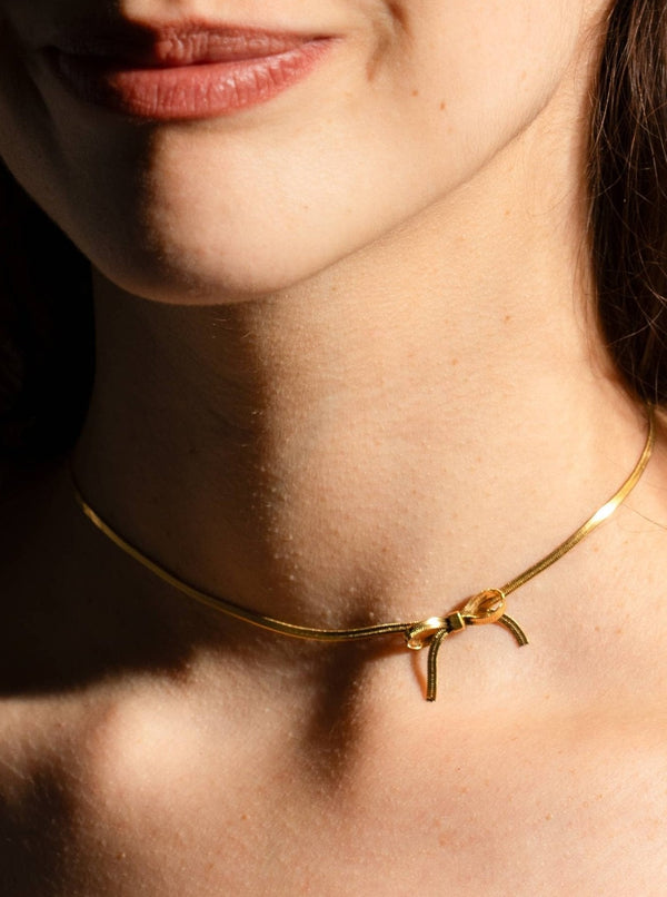 Bow Peep Choker / Necklace - Peter and June - Hyperbole