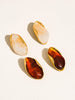 Flânerie by MAIQ - Maélie 18K Gold Non-Tarnish Resin Drop Earrings - Hyperbole