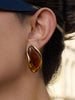 Flânerie by MAIQ - Maélie 18K Gold Non-Tarnish Resin Drop Earrings - Hyperbole