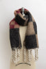Leto Accessories - Multi Colored Checkered Scarf w/ Tassels - Hyperbole