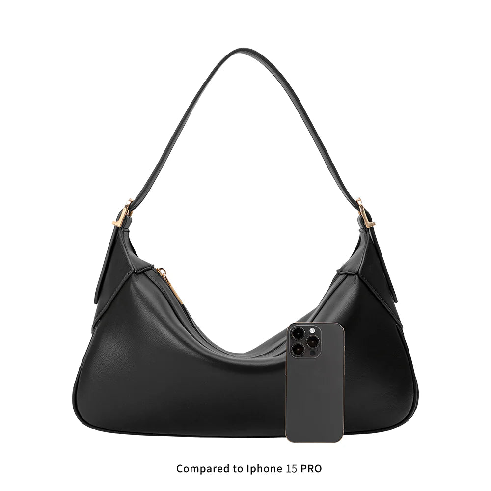 Nicolette Saddle Recycled Vegan Shoulder Bag - Hyperbole