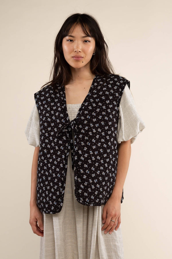 Nubi Quilted Reversible Vest - Hyperbole
