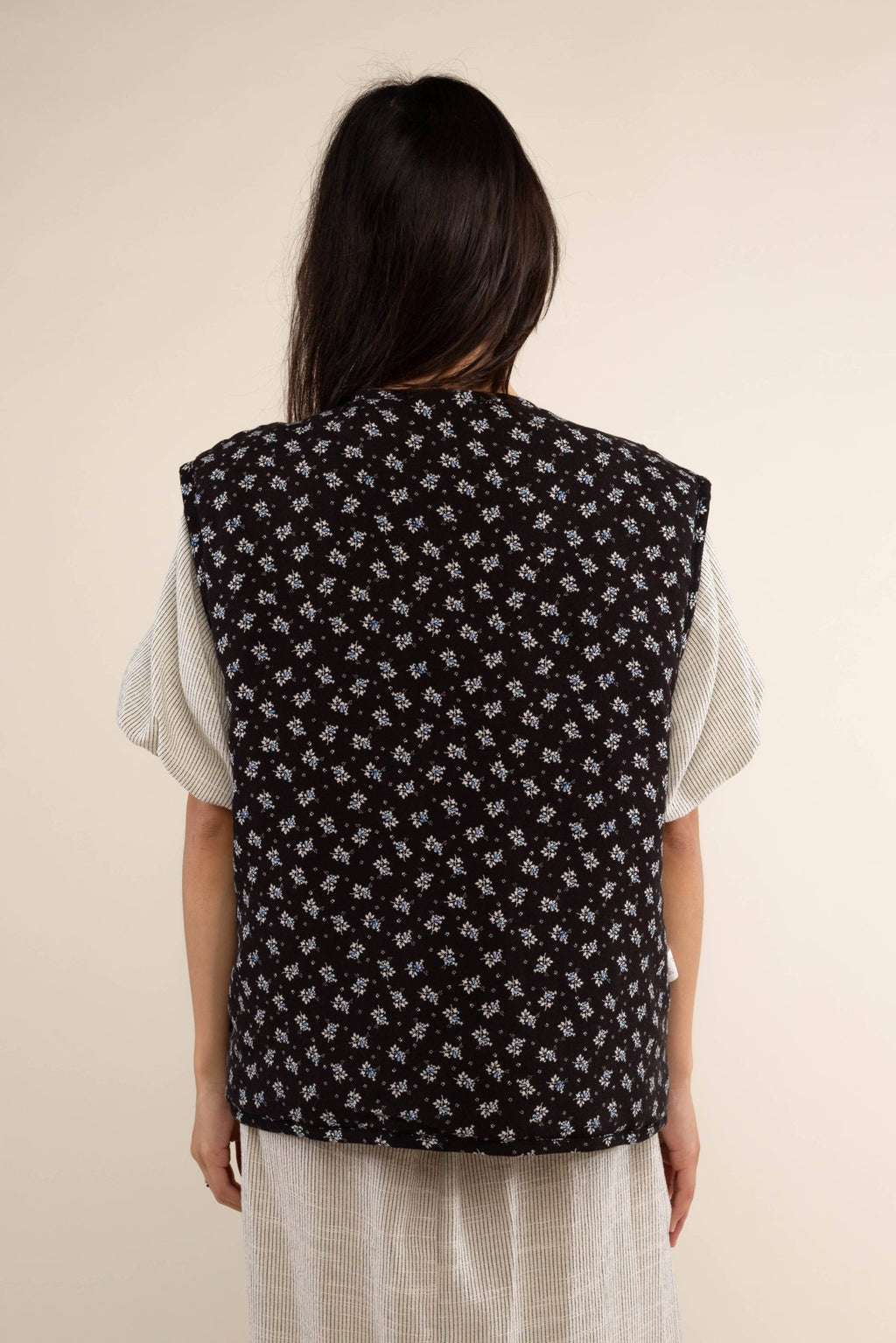 Nubi Quilted Reversible Vest - Hyperbole