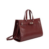 Sutton burgundy recycled vegan tote bag - Hyperbole