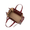 Sutton burgundy recycled vegan tote bag - Hyperbole