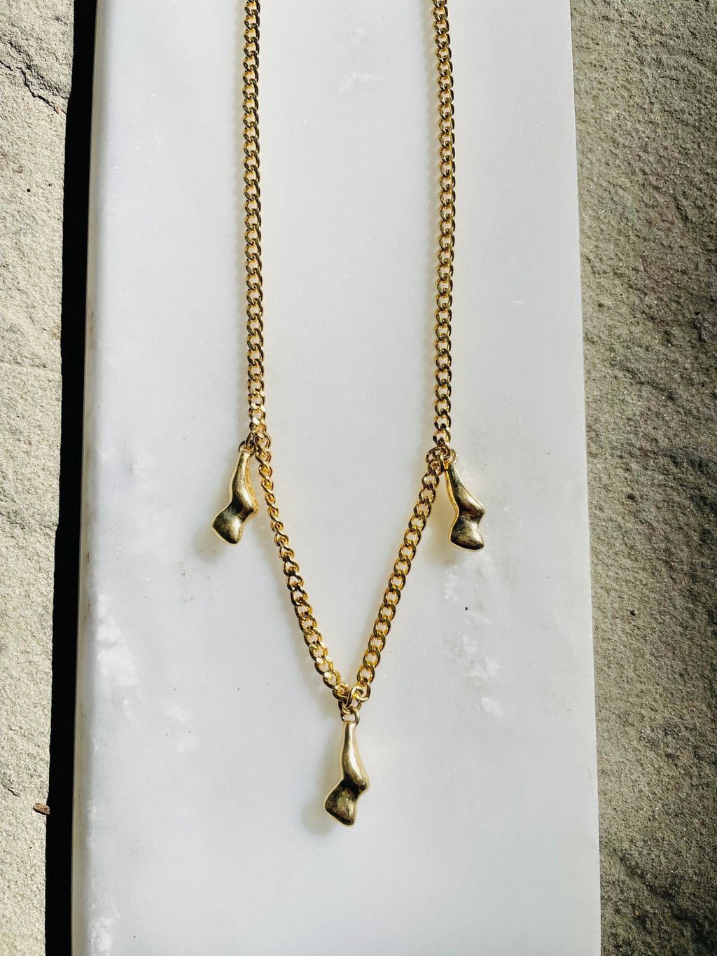 Drip-tych Necklace - Podobena - Hyperbole