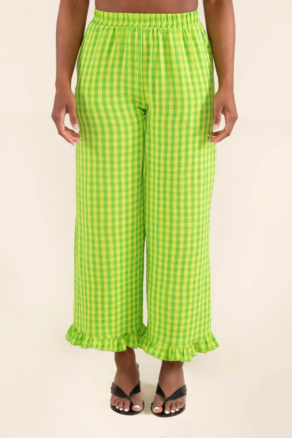 Gingham Broadway Pant (Small-3X) - Hyperbole