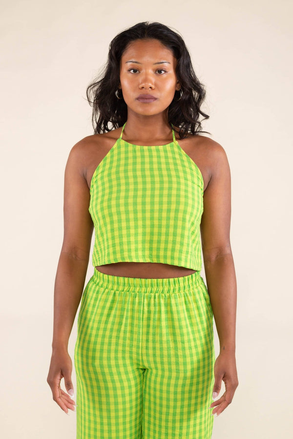 Gingham Broadway Top (Small-3X) - Hyperbole