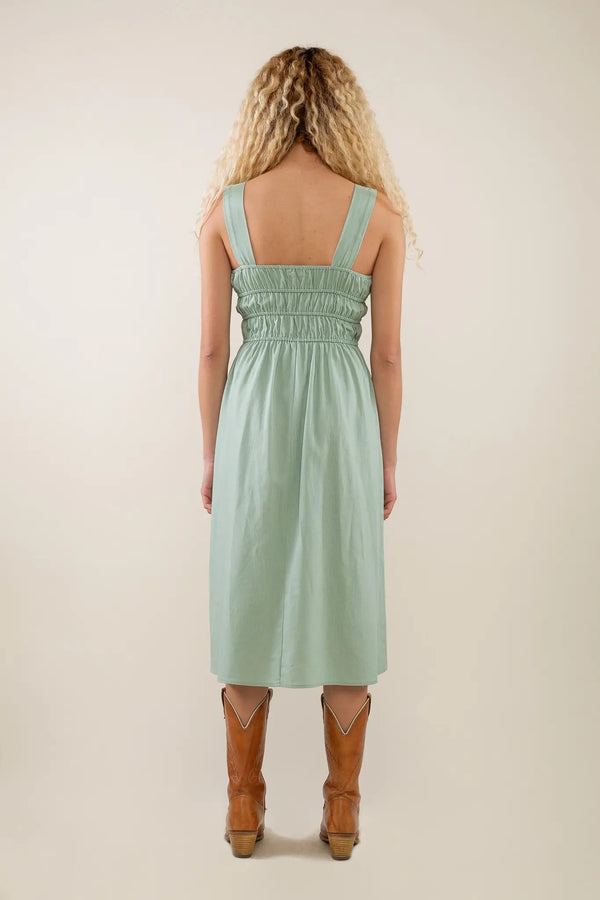 Isobel Linen Blend Dress (Small-3X) - Hyperbole