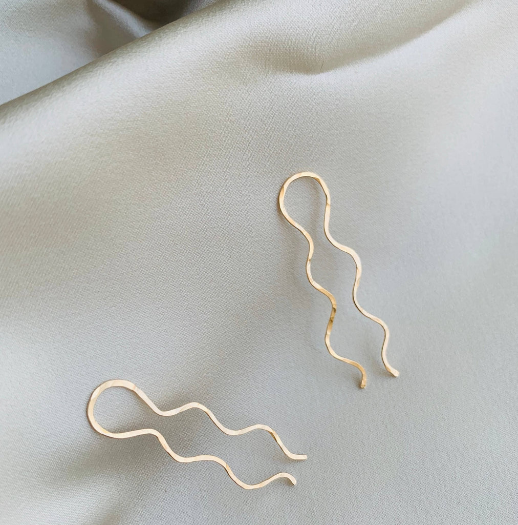 Julia Threader Earrings - Points Jewelry - Hyperbole