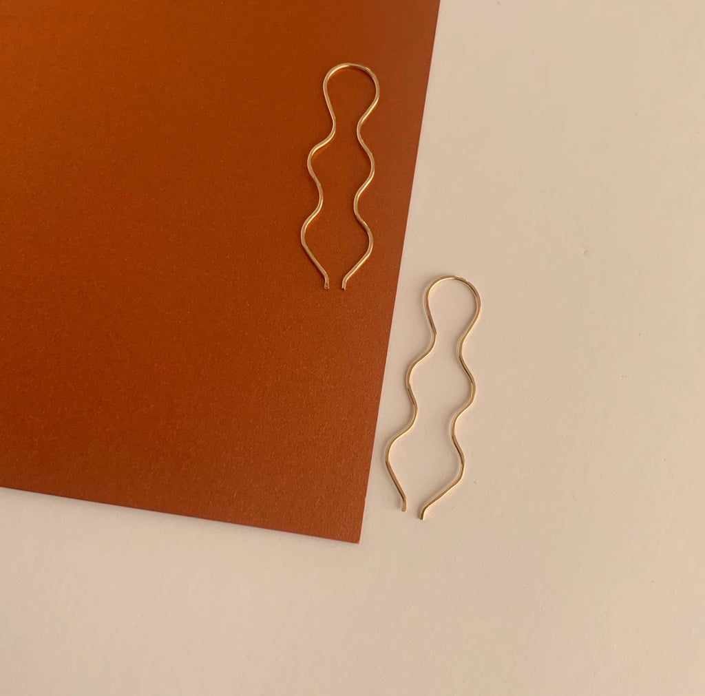 Julia Threader Earrings - Points Jewelry - Hyperbole