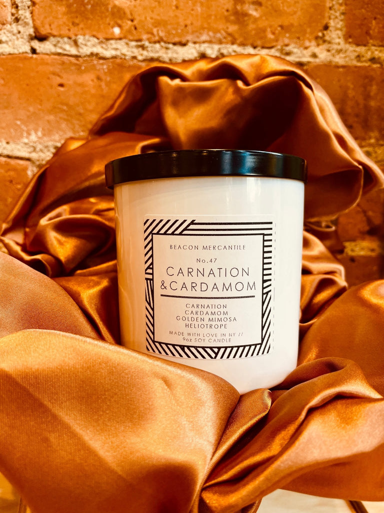 Milk + Amber Blown Glass Candles - Beacon Mercantile - Hyperbole