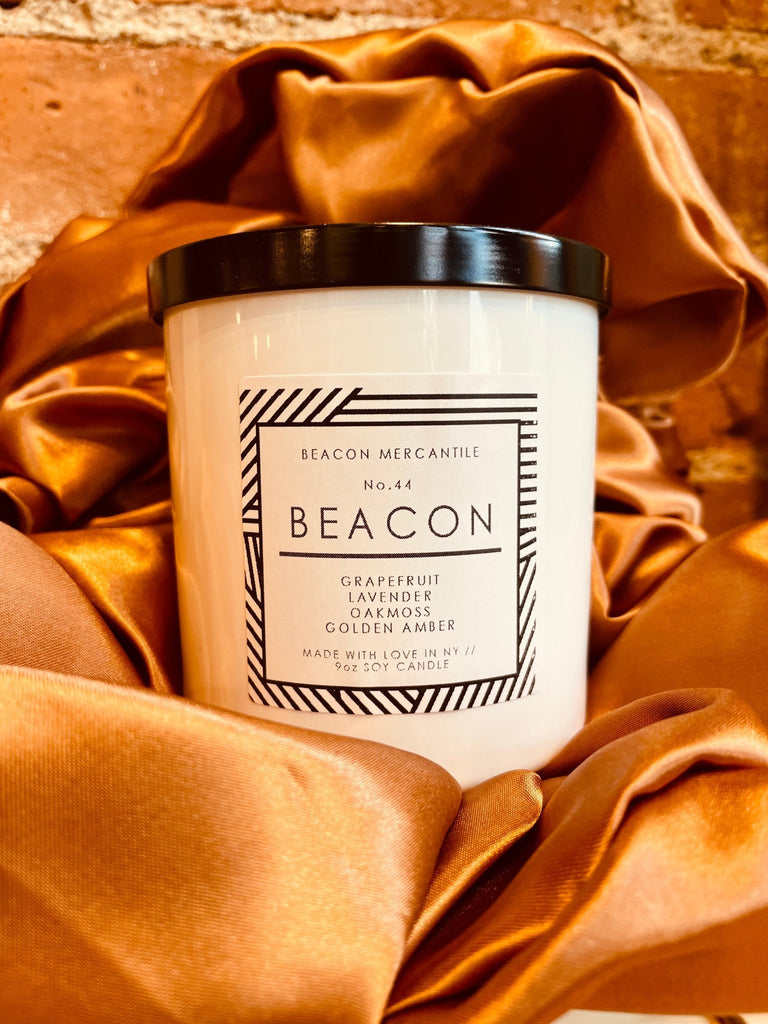 Milk + Amber Blown Glass Candles - Beacon Mercantile - Hyperbole
