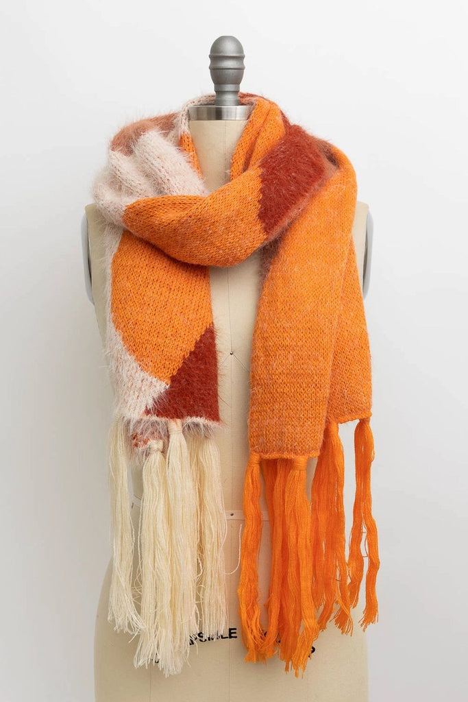 Swirl Tassel Scarf - Hyperbole