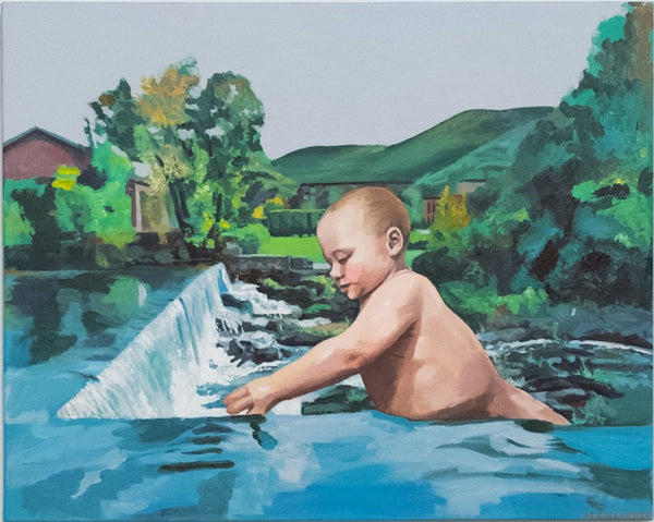 "Taking a Bath" Print - A.T. Follansbee - Hyperbole