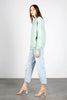 Troy Cotton-Blend Sweater in Sage - Hyperbole