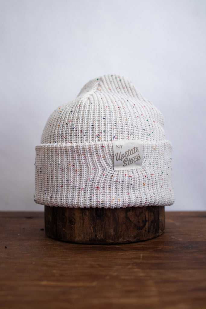 Upcycled Cotton Watchcap - Confetti - Hyperbole