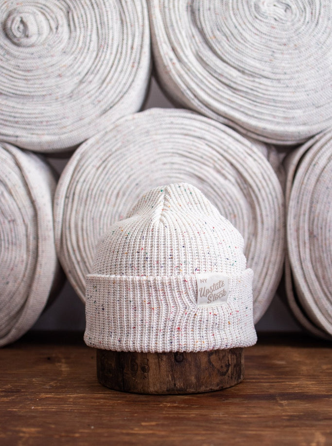 Upcycled Cotton Watchcap - Confetti - Hyperbole