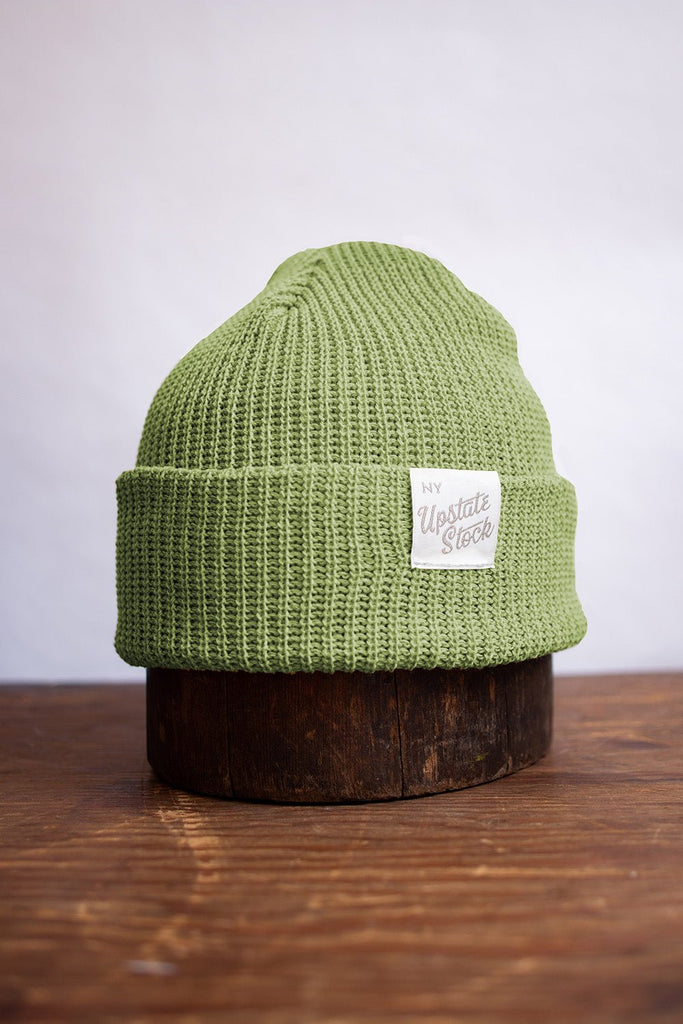 Upcycled Cotton Watchcap - Matcha - Hyperbole