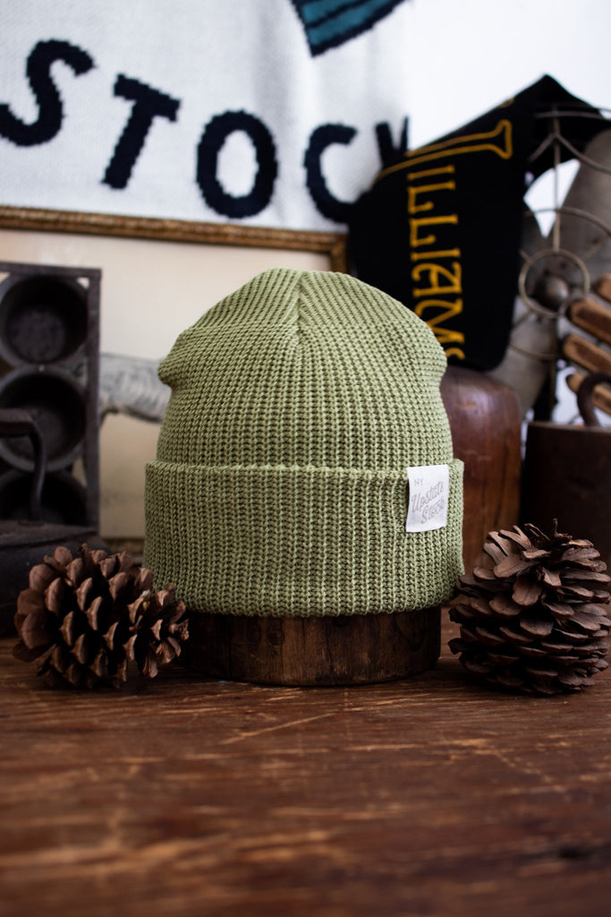 Upcycled Cotton Watchcap - Matcha - Hyperbole