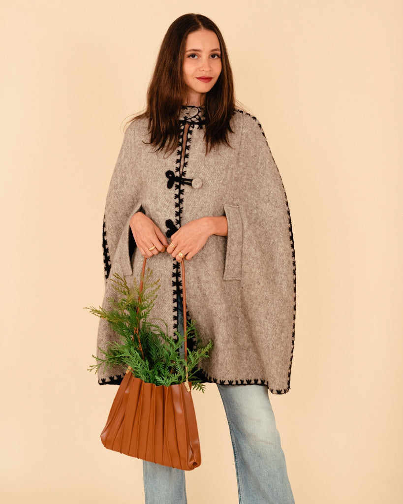 Vintage Wool Cape Coat - Hyperbole